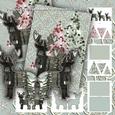 Chapel Deer Shaped Pyramage Decoupage Mini Kit