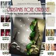 Elegant Christmas Baubles Note Card Set