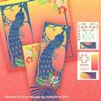 Art Nouveau Tropical Peacock Decoupage Mini Kit