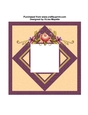 Greek Peonies in Peach Quick Card Floral Card Topper