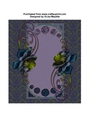 Art Nouveau November Rose Quick Card Floral Card Topper