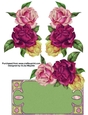 Nouveau Roses Quick Card Floral Card Topper