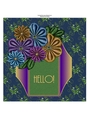 Art Deco Kanzashi Flowers Card Quick Card Topper