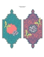 Shaped Asian Motif & Butterfly Shaped Card Quick Card Topper