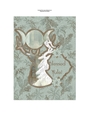 Winter Castle Yule Deer Floral Quick Card Topper