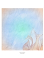 Winter Holiday Foxes Watercolor Art Quick Card Insert
