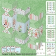 3D Christmas Trees Decoupage Christmas Cracker Boxes