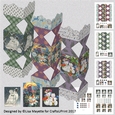 3D Vintage Christmas Snowman Couples Decoupage Cracker Boxes