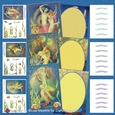 Art Deco The Little Mermaid Decoupage Vintage Card Making Bumper Kit