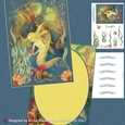 Art Deco The Little Mermaid Decoupage Vintage Card Making Kit