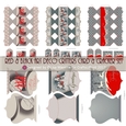 Red & Black Art Deco Christmas Critters Card & Cracker Box Set
