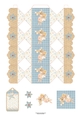 3D Pastel Christmas Angel & Stocking Cracker Box with Gift Tag