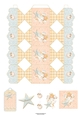 3D Pastel Christmas Angel & Peace Star Cracker Box with Gift Tag