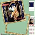 Art Deco Lady of Leisure All Occasion Decoupage Card Making Kit