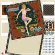 Art Deco Lady Ballet Dancer All Occasion Decoupage Card Making Kit