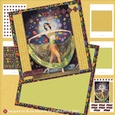 Art Deco Gypsy Dancer All Occasion Decoupage Card Making Kit
