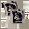 Vintage Art Deco Men Navy All Occasion Decoupage Card Making Kit