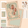 Vintage Cupid Hearts Card Making Kit