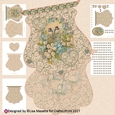 Vintage Bluebirds of Happiness Qua-trefoil Shaped Card Making Kit