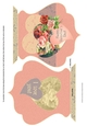 Vintage Victorian Roses & Buebells Cupid Qua-trefoil Valentine I Love You Quick Card