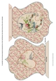 Vintage Love Bird Qua-trefoil Shaped Quick Card