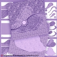 Romantic Purple All Occasion Gate Fold Heart Leaf Card Making Kit