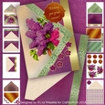 Vintage Victorian Pink & Purple Lilacs All Occasion Card