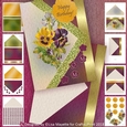Vintage Victorian Purple & Yellow Pansies All Occasion Card