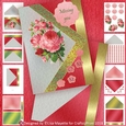 Vintage Victorian Red & Pink Roses All Occasion Card
