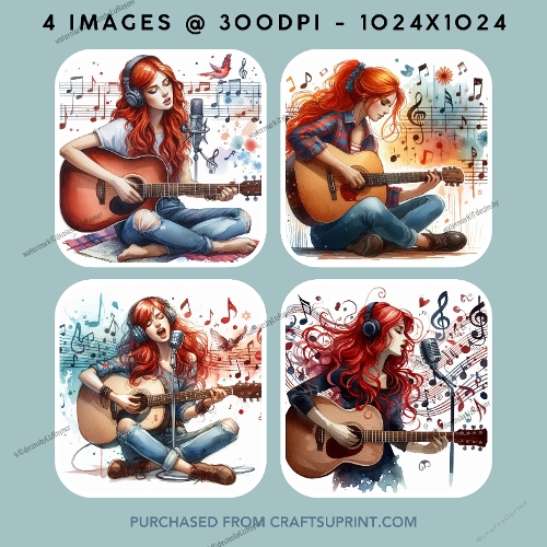 Girl Playing Guitar