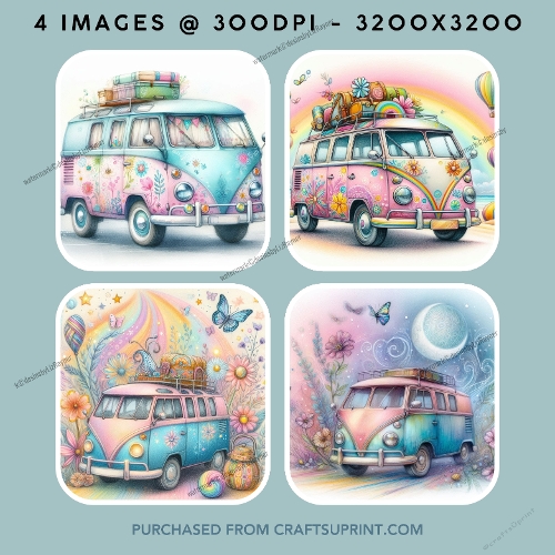 Hippie Van Images