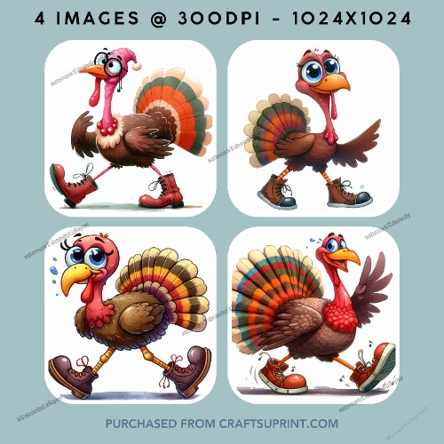 Turkey wearing Shoes