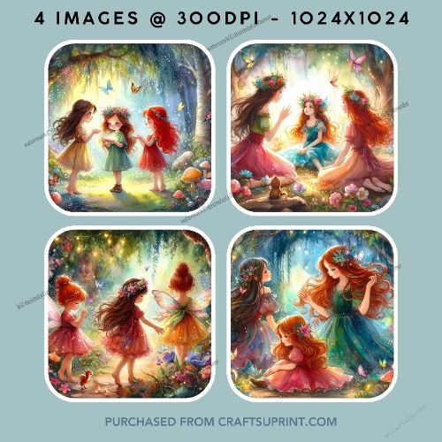 Fairies In A Forest