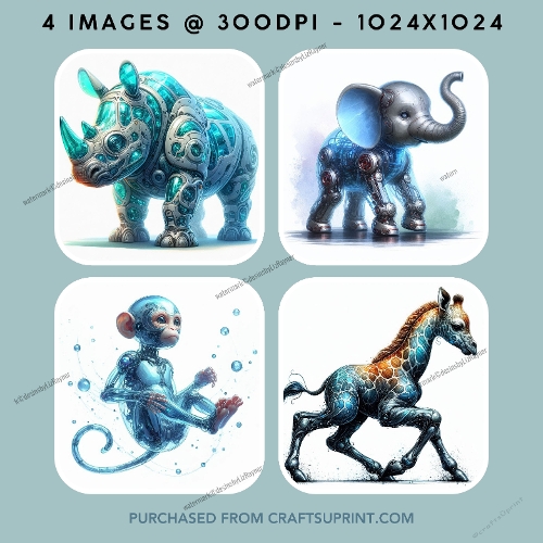 Futuristic African Animals