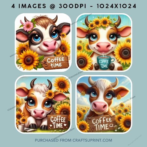Coffee Time with a Cow
