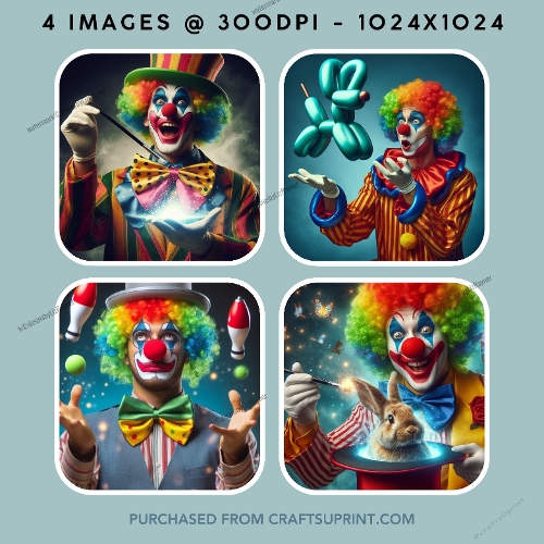 Colourful Clown