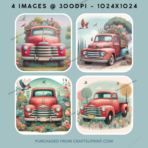 Red Pickup Truck