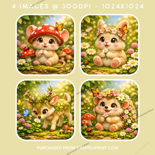 Whimsical Springtime Animals