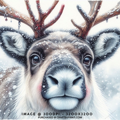 Reindeer Winter Christmas