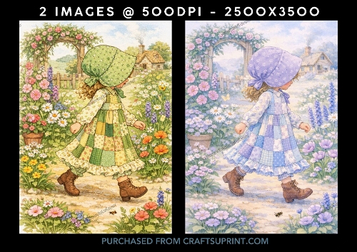 Vintage Hobbie Style Girl Set 1
