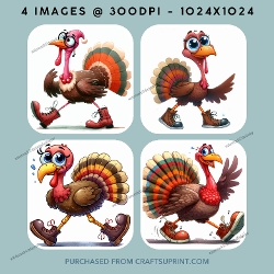 Turkey wearing Shoes
