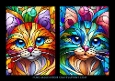 Stained Glass Cat