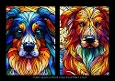 Stained Glass Dog
