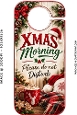 Festive Xmas Morning Please Do Not Disturb Christmas Door Hanger Printable