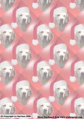 Golden Retriever Christmas Bauble Background