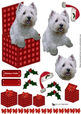 Westie Christmas Box