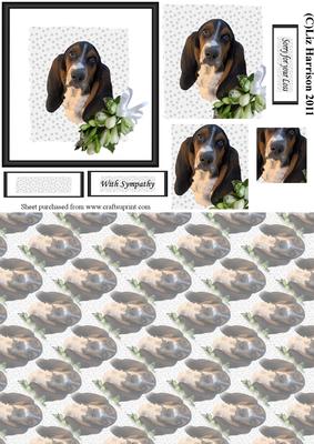 Basset Hound Sympathy Pyramid