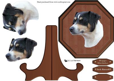 Jack Russell Terrier Plaque & Stand