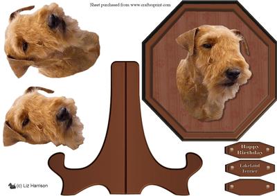Lakeland Terrier Plaque & Stand