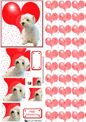 Westie Heart Pyramid